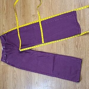 MADEWELL LOW SLUNG BAGGY 23x28 PRE-OWNED GIRLS WOMENS STRIGHT BUTTON FLY JEAN